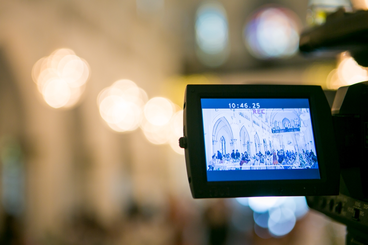 Live Video Feed Stream Projector Singapore Events Wedding